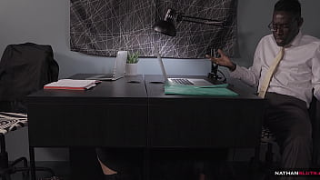 Naughty asian secretary polly pons takes her colleague’s up her ass