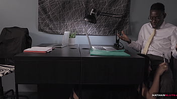 Naughty asian secretary polly pons takes her colleague’s up her ass