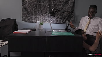 Naughty asian secretary polly pons takes her colleague’s up her ass