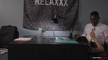 Naughty asian secretary polly pons takes her colleague’s up her ass