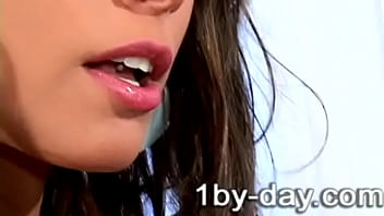 Hot digits in her pie hole