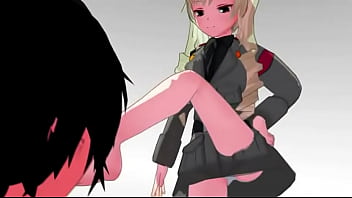 Licking feet of your captor anime femdom trample mmd