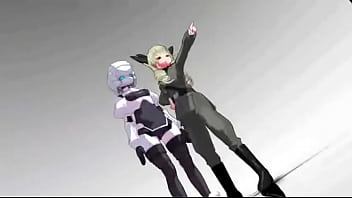 Licking feet of your captor anime femdom trample mmd