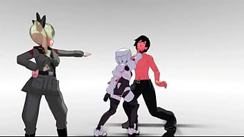 Licking feet of your captor anime femdom trample mmd