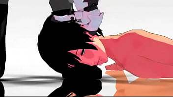 Licking feet of your captor anime femdom trample mmd