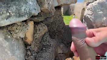 Public dick flashing girl help me to cum in mountains