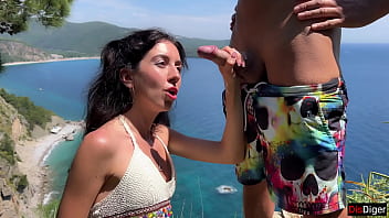 Public dick flashing girl help me to cum in mountains