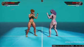 Karen vs kat nf3d female kinky combat virtual reality