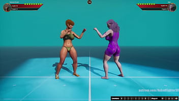 Karen vs kat nf3d female kinky combat virtual reality
