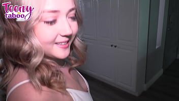 Babysitter eva nyx teases him until he cums in her eighteen pussy