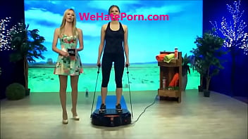 German babe jana hartmann shows panty oops on stage