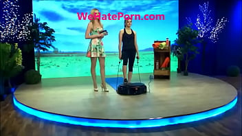 German babe jana hartmann shows panty oops on stage German babe jana hartmann shows panty oops on stage