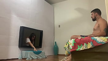 O chamado samara veio assustar e acabou sendo fodida hardcore