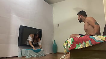 O chamado samara veio assustar e acabou sendo fodida hardcore