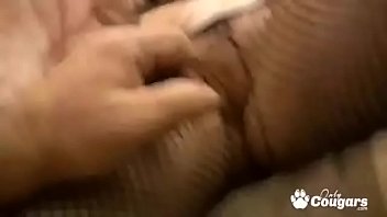 Amateur masterbates while getting groped