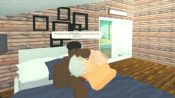 Roblox slut gags on bbc