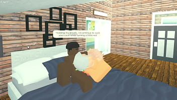 Roblox slut gags on bbc