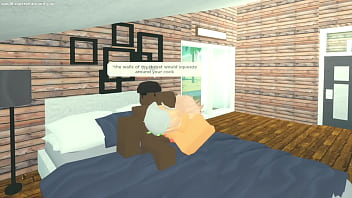 Roblox slut gags on bbc