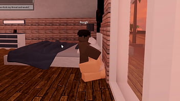 Roblox slut gags on bbc
