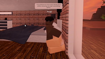 Roblox slut gags on bbc
