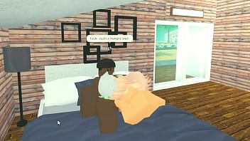 Roblox slut gags on bbc