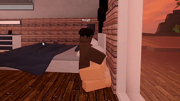 Roblox slut gags on bbc