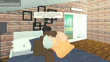 Roblox slut gags on bbc