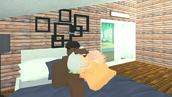 Roblox slut gags on bbc