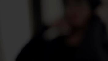 Blowjob in funeral veil