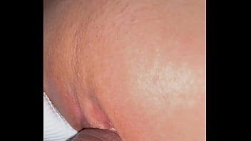 Small 18 years old girl looses her virginity her tight bunny panties was stratched with my dick and moisterized with my cum