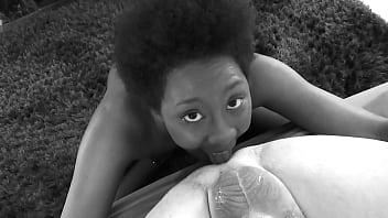 Licking qutie newbie babe deep rimjob & facial