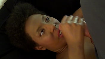 Licking qutie newbie babe deep rimjob & facial