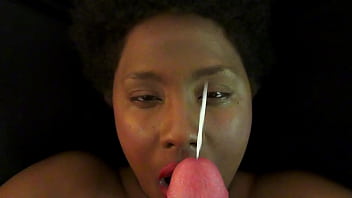 Licking qutie newbie babe deep rimjob & facial