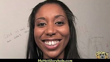 Gloryhole ebony girl booty shake and suck 27