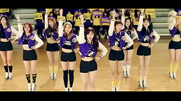 Korean girl at school dance