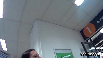 Exceptional czech kitten gets tempted in the shopping centre and nailed in pov