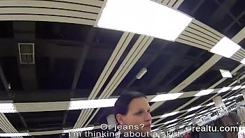 Exceptional czech kitten gets tempted in the shopping centre and nailed in pov