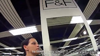 Exceptional czech kitten gets tempted in the shopping centre and nailed in pov