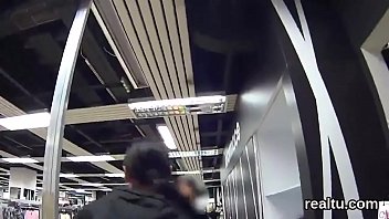 Exceptional czech kitten gets tempted in the shopping centre and nailed in pov