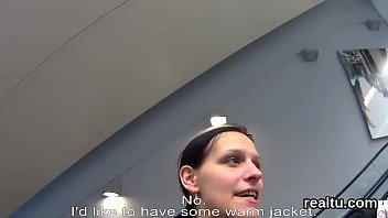 Exceptional czech kitten gets tempted in the shopping centre and nailed in pov