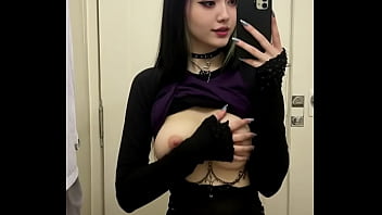 Goth boucing boobs ai