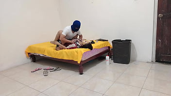 A cheating housewife is having an affair with her neighbor she takes advantage of her husband's absence