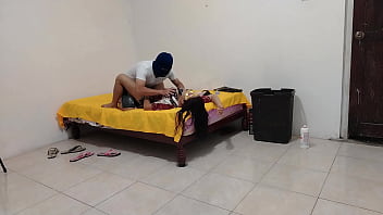 A cheating housewife is having an affair with her neighbor she takes advantage of her husband's absence