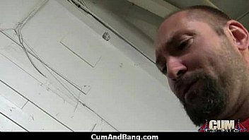 Hot ebony services white men group 5