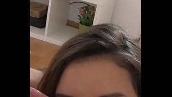 Pov video sexy striptease ends in a very wet blowjob and fuck for an italian