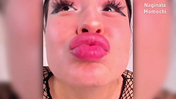 Stretch my cheek and cum in it delicious blowjob from asian girl naghinata momochi