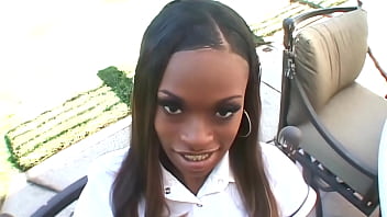 She treats her man to a hot blowjob and then fucks him until he's cumming all over her