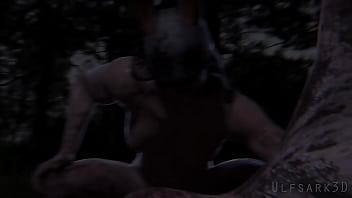 Anna the huntress gets down and dirty by ulfsark3d