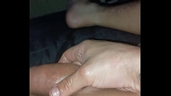 Jerking off cock