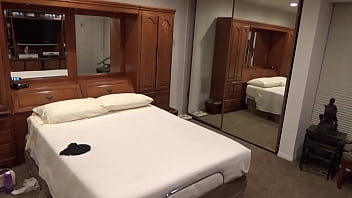 Ravishing shaved brunette fucks and sucks for fame